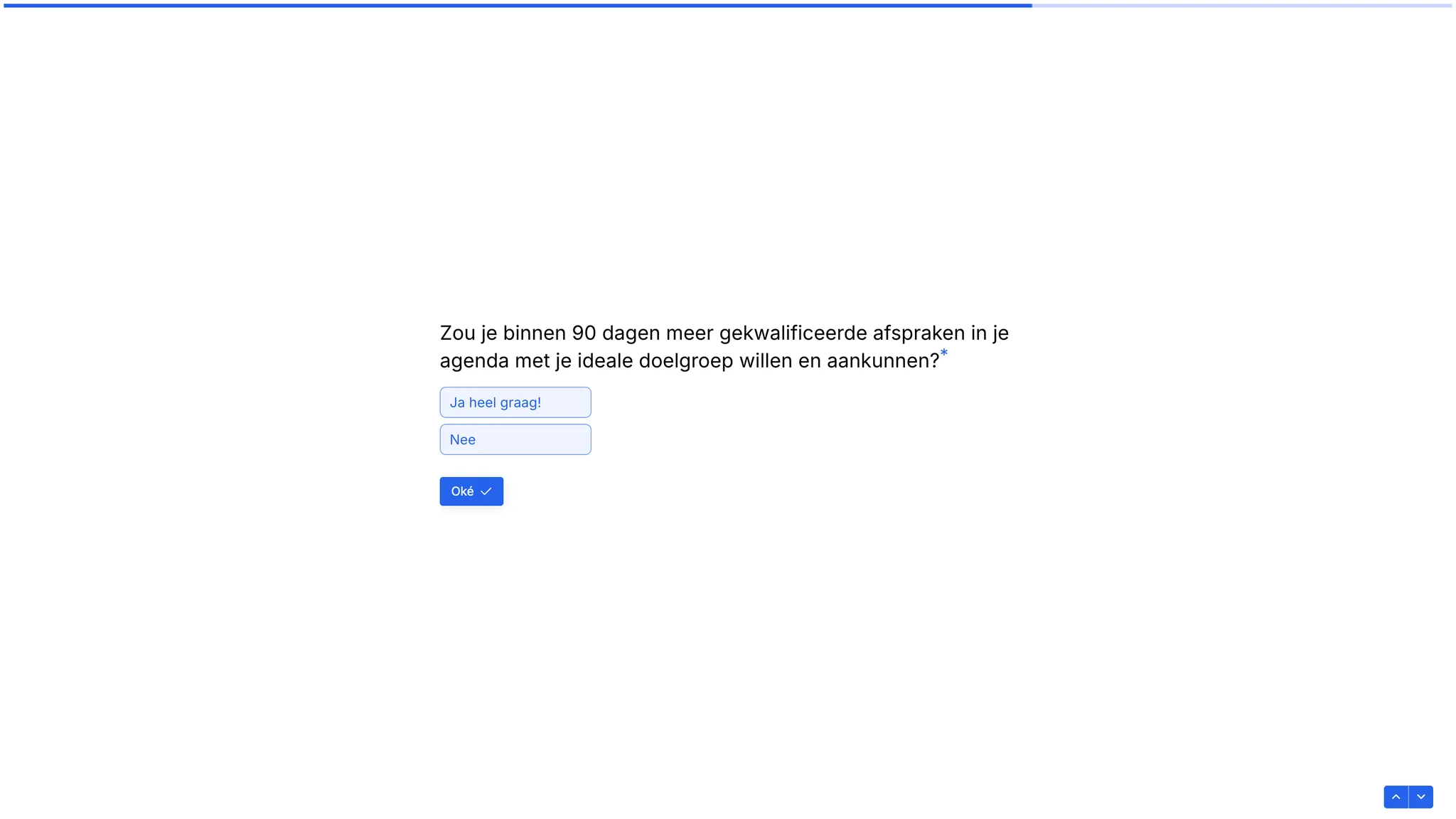 De vraag die kwalificeert