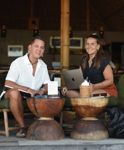 Leroy en Nicolette van Dapperen, oprichters van Business2People en makers van NexFunnel